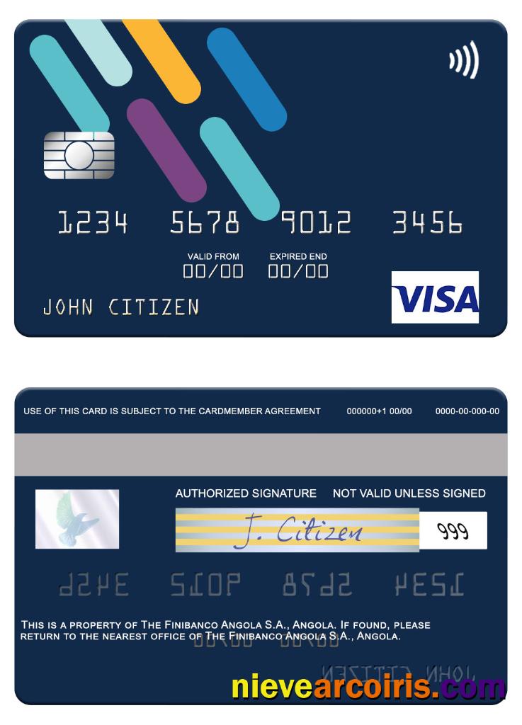 Angola Finibanco Angola S.A. visa card